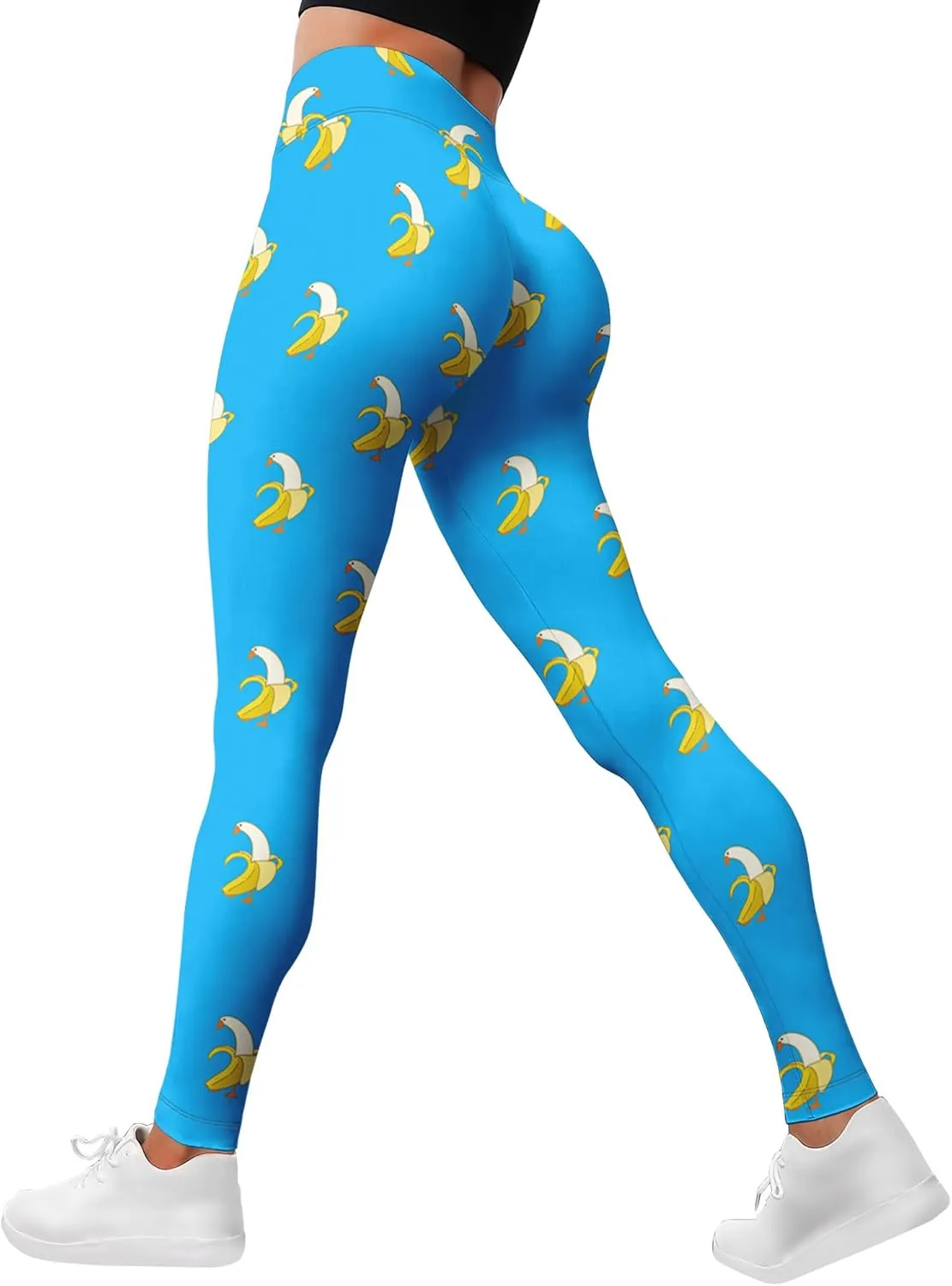 Leggings for Women Funny Printed Gym Womens Yoga Pants Floral Legging Flower Prints, Small
