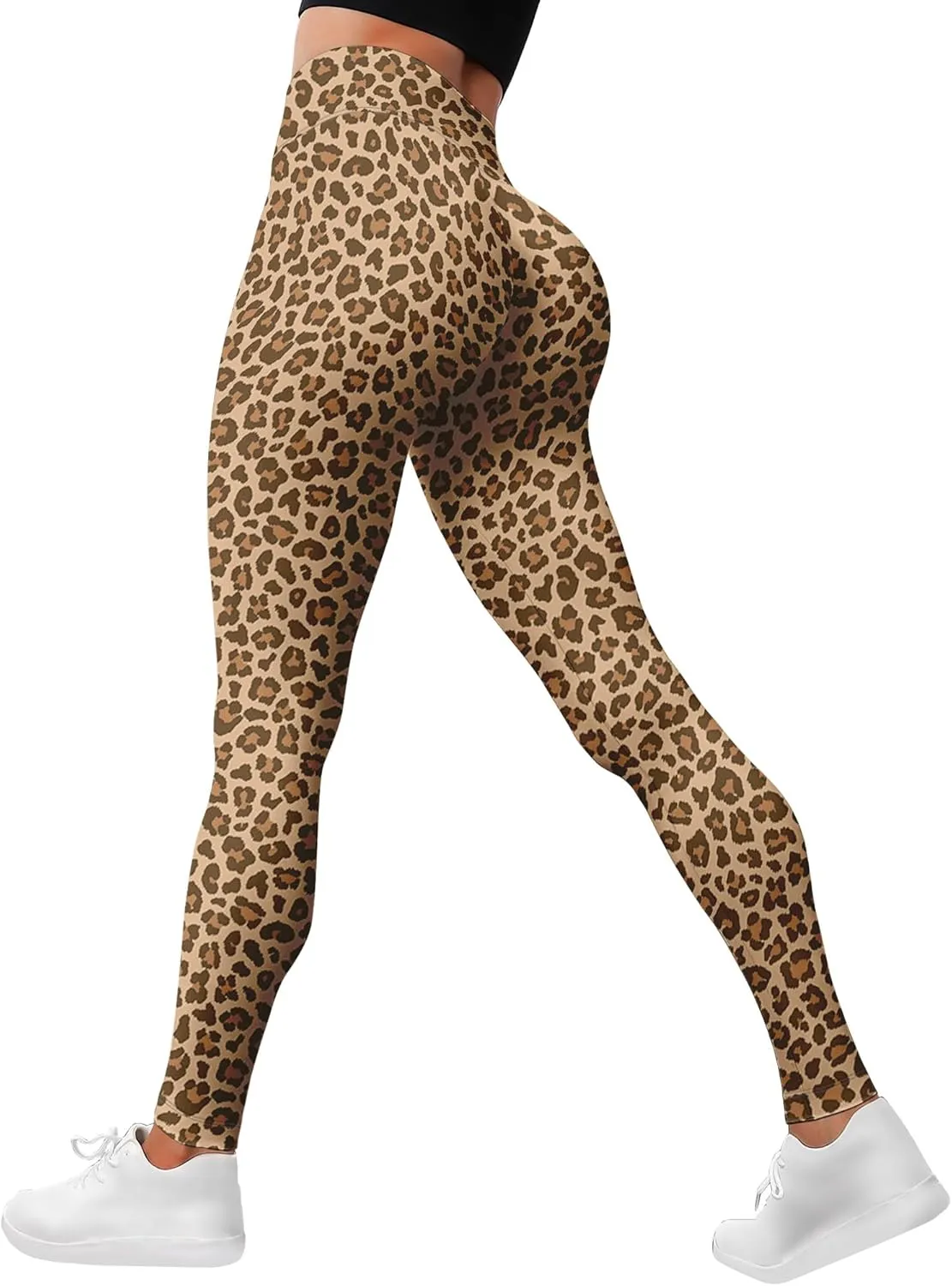 Leggings for Women Funny Printed Gym Womens Yoga Pants Floral Print Legging Flower Athletic Running Pant