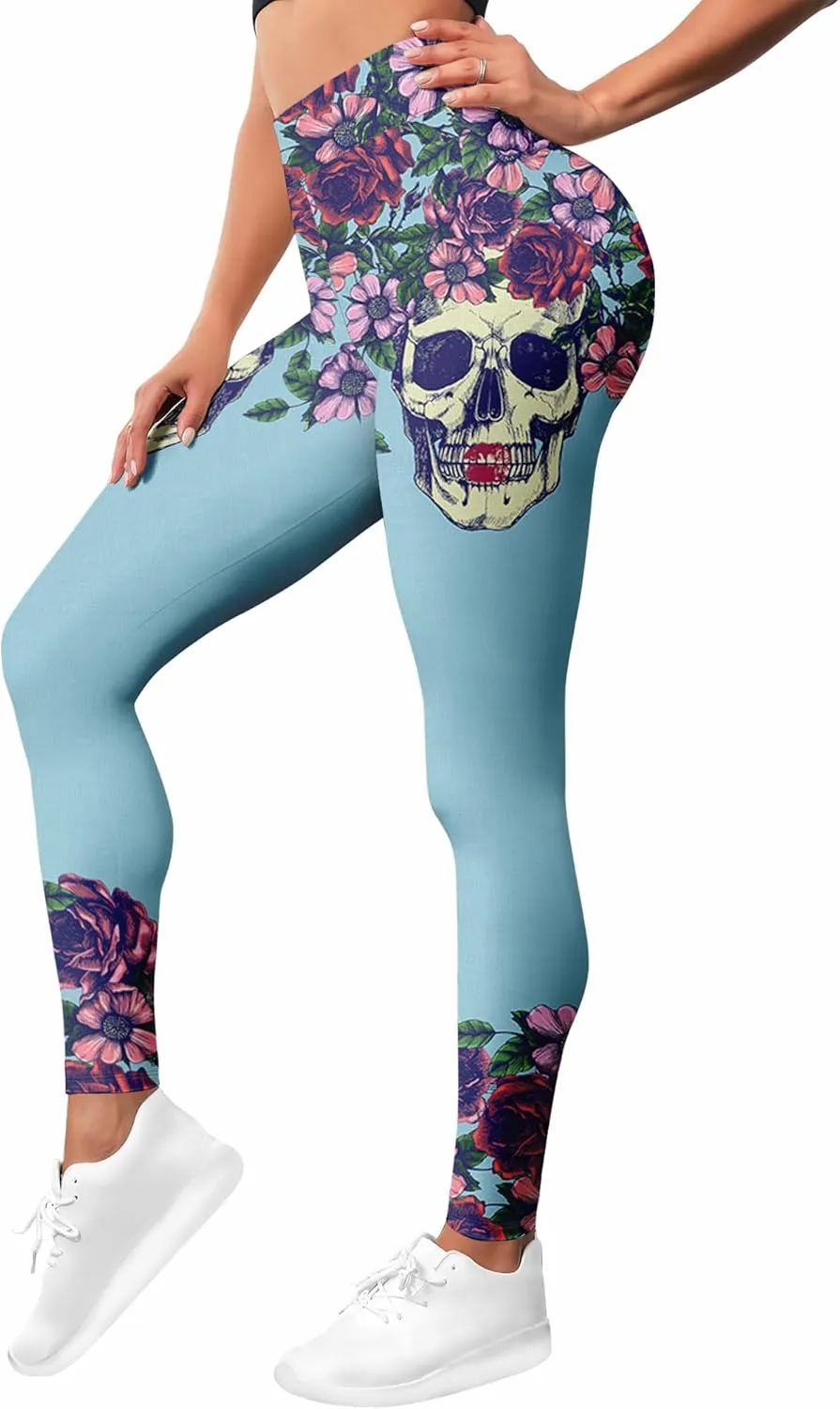 Leggings for Women Printed Funny Gym Womens Yoga Pants Cat Tights Cat Legging Athletic Pant
