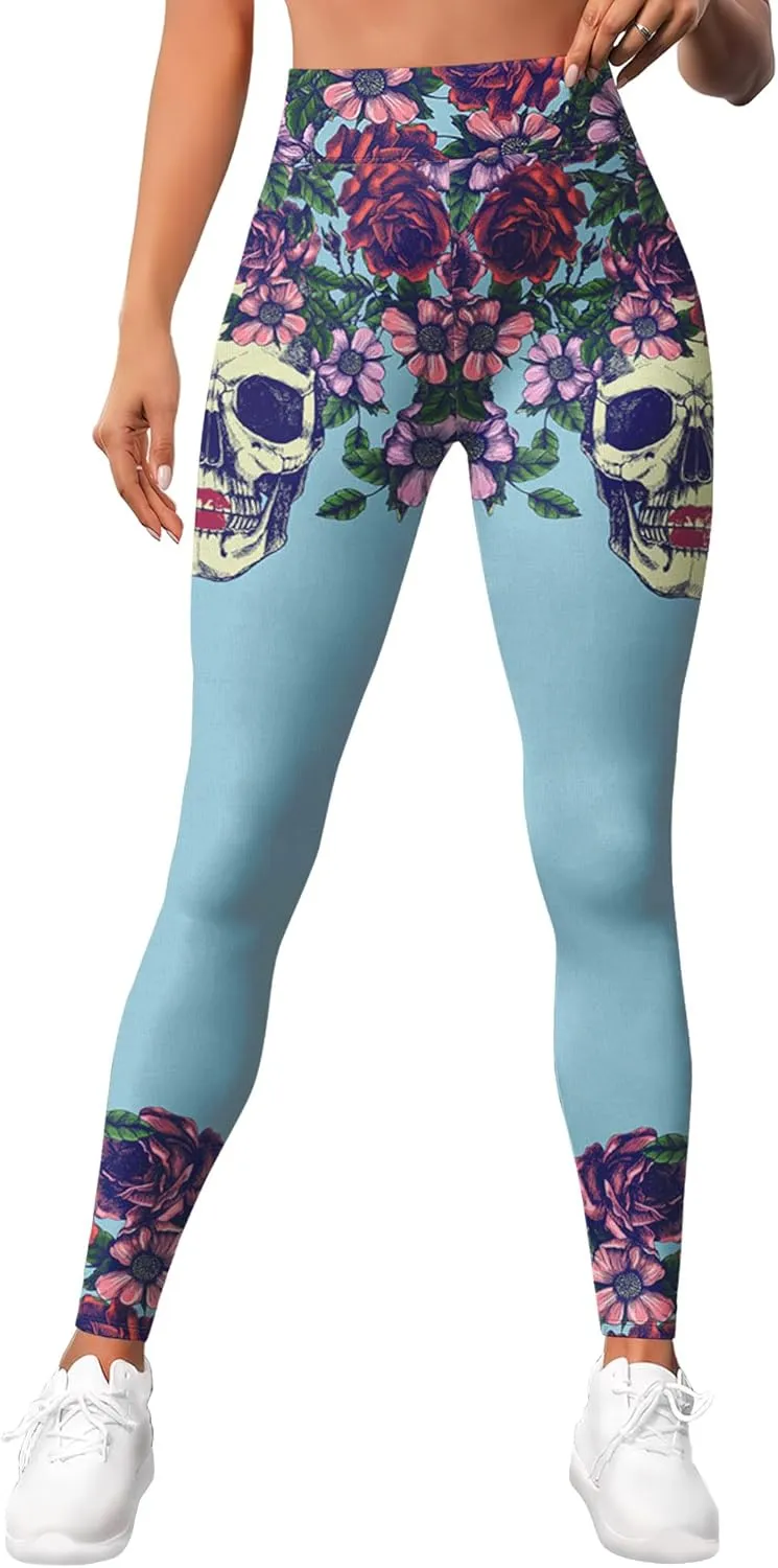 Leggings for Women Printed Funny Gym Womens Yoga Pants Cat Tights Cat Legging Athletic Pant