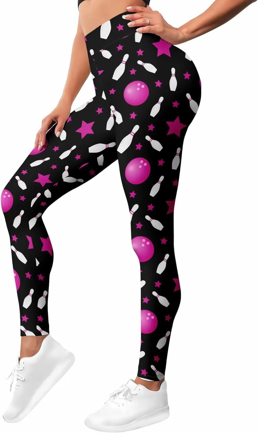 Leggings for Women Printed Funny Gym Womens Yoga Pants Sugar Skull Legging Skull Athletic Pant