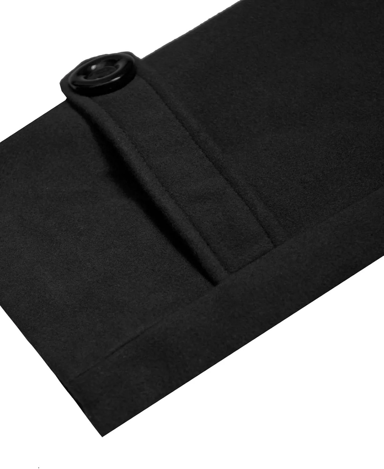 Lende Men Trench Coat Winter Long Jacket Double Breasted Overcoat
