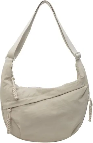Limorence Crossbody Bag, Limorence Women's Fashion Plain Color Nylon Crossbody Hobo Bag