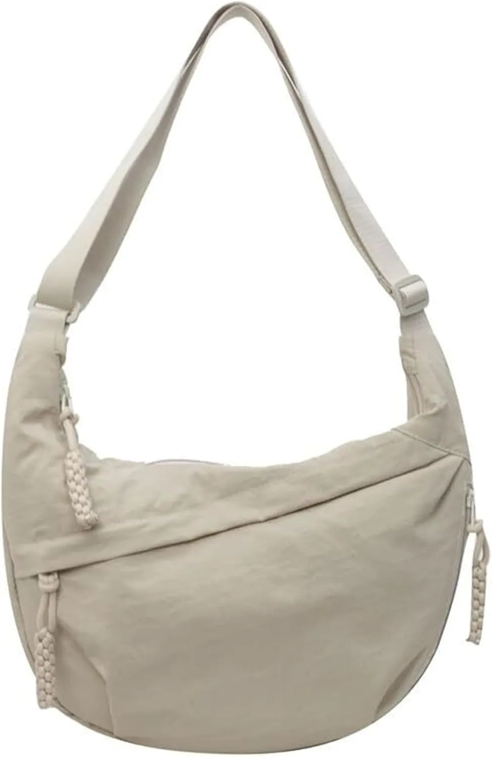 Limorence Crossbody Bag, Limorence Women's Fashion Plain Color Nylon Crossbody Hobo Bag