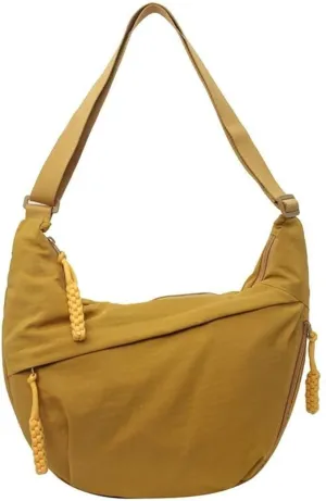Limorence Crossbody Bag, Limorence Women's Fashion Plain Color Nylon Crossbody Hobo Bag