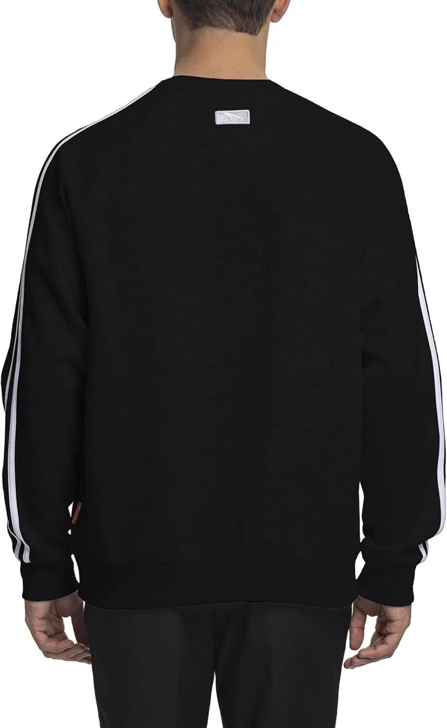 Mens Athletic Fleece Crewneck Sweatshirt Cotton-Blend Long Sleeve Casual Pullover Loose Fit Workout Sweat Shirts