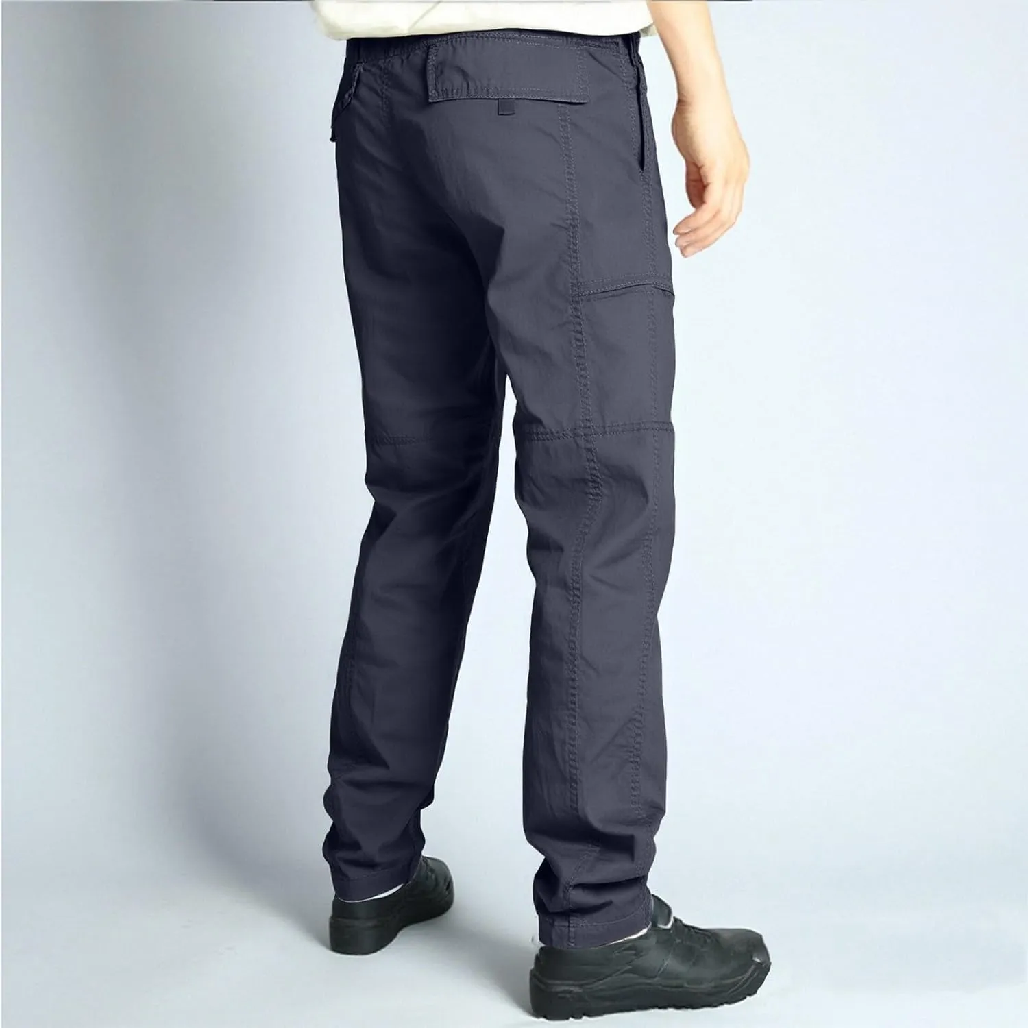 Men's Casual Cargo Pants Straight-Leg Slim Fit Pants