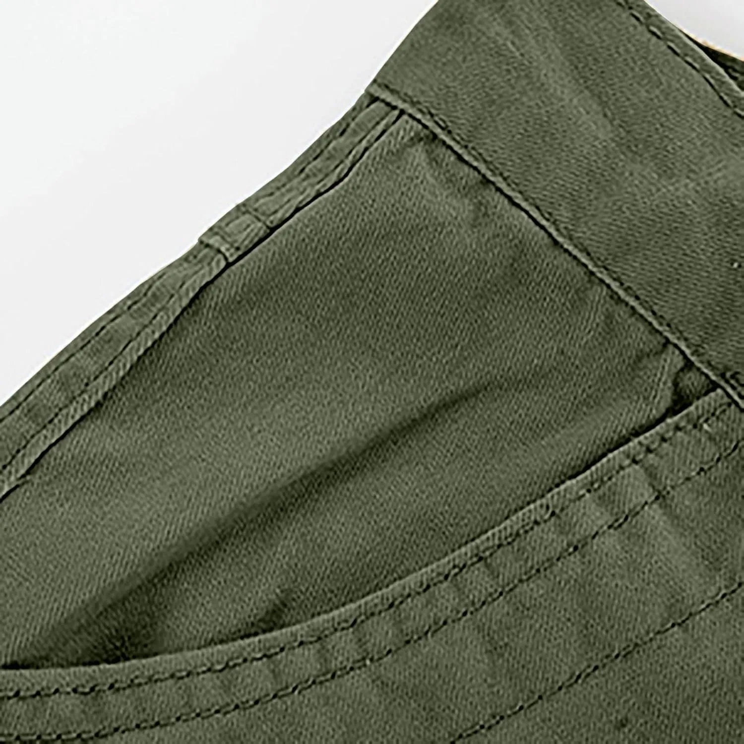 Men's Casual Cargo Pants Zipper Middle Waist Denim Long Pants Mens Loose Cargo Pants Men's Camo Cargo Pants