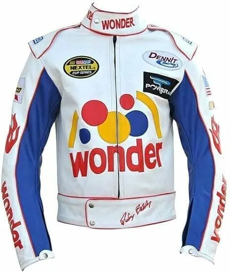 Men's Ricky Boby Jacket l Ricky Booby Wife Costume Women Wonder bread Jacket -Racing Motorcycle Jacket