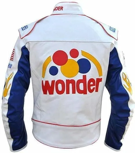 Men's Ricky Boby Jacket l Ricky Booby Wife Costume Women Wonder bread Jacket -Racing Motorcycle Jacket