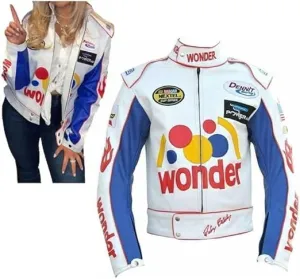 Men's Ricky Boby Jacket l Ricky Booby Wife Costume Women Wonder bread Jacket -Racing Motorcycle Jacket