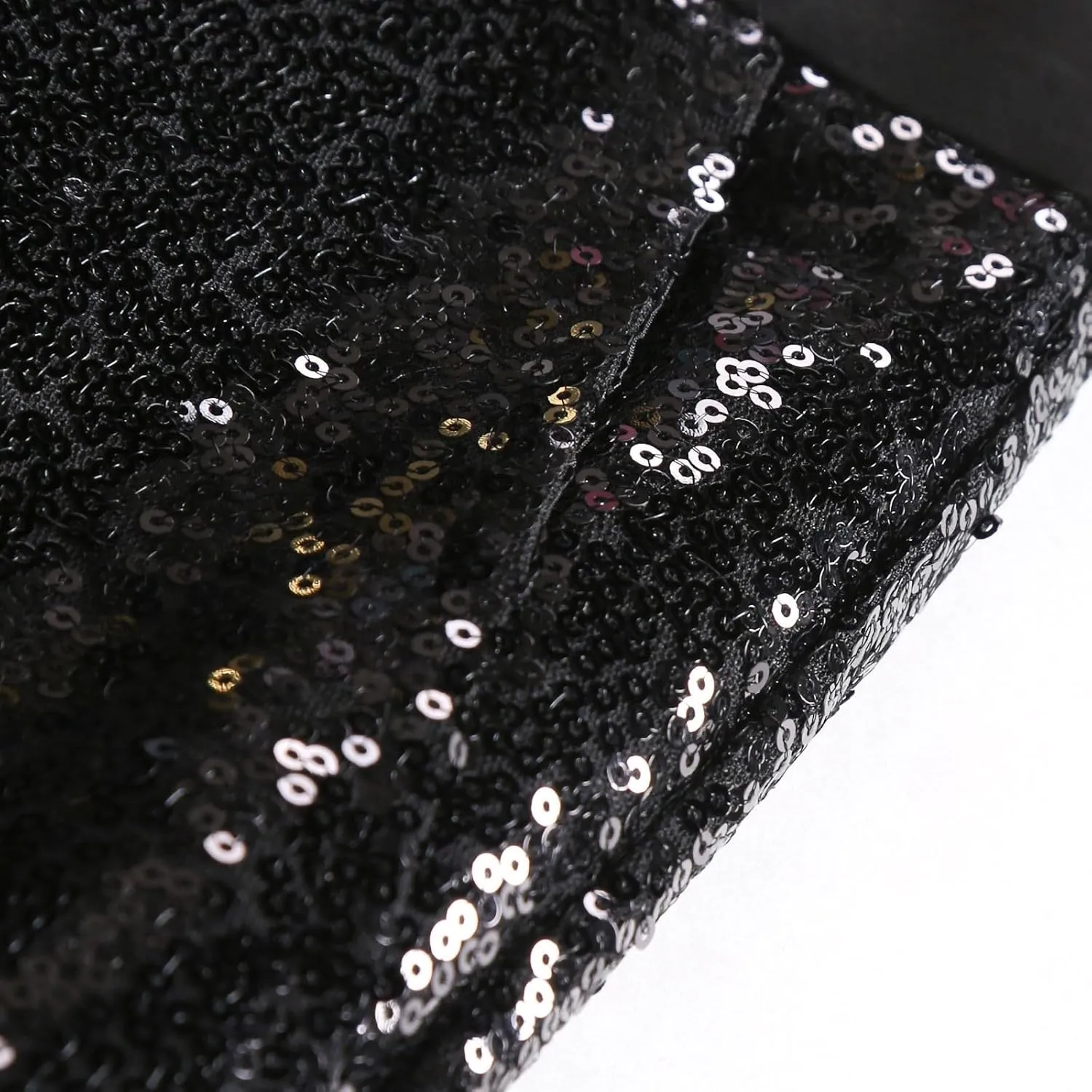Mens Sequin Pants Slim Fit Fashion Casual Dress Pants Trendy 2024 Suit Pants for Men Party Straight Trousers