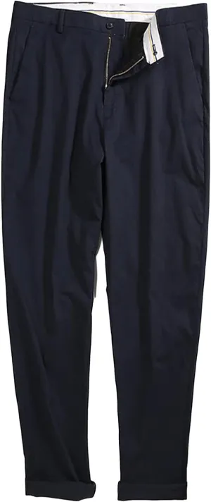 Men'S Straight Stretch Chino Pants Dress Pants Slim Fit Skinny Suit Pants Casual Lightweight Pants (42,Dark Blue), Dark Blue, 42
