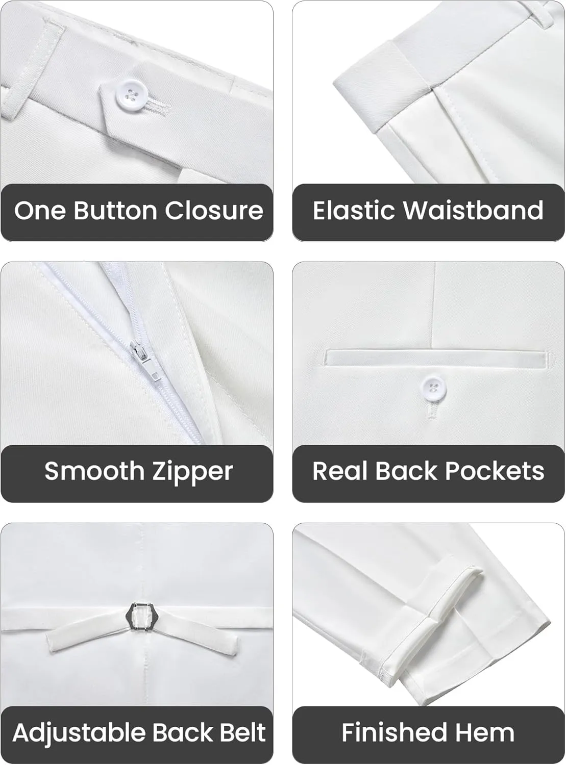 Mens Suit Tuxedo Set Slim Fit Suits 3 Piece One Button Prom Wedding Blazer Vest Pants with Bow Tie