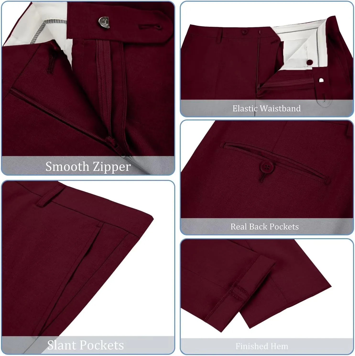 Men's Suits Stand Mandarin Collar Suit 2 Piece Men Slim Fit Chinese Tunic Suits Jacket Pant Set