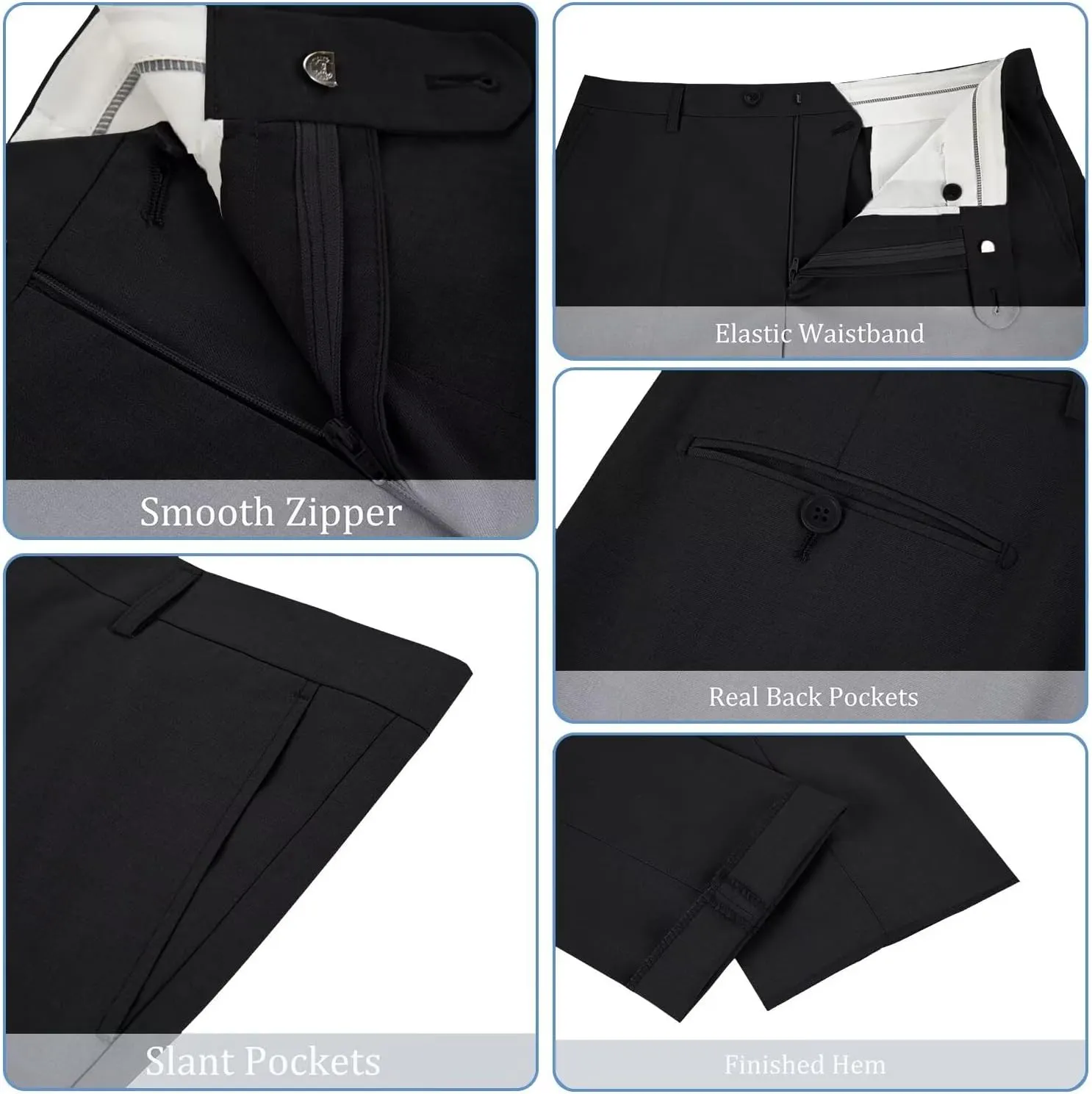 Men's Suits Stand Mandarin Collar Suit 2 Piece Men Slim Fit Chinese Tunic Suits Jacket Pant Set
