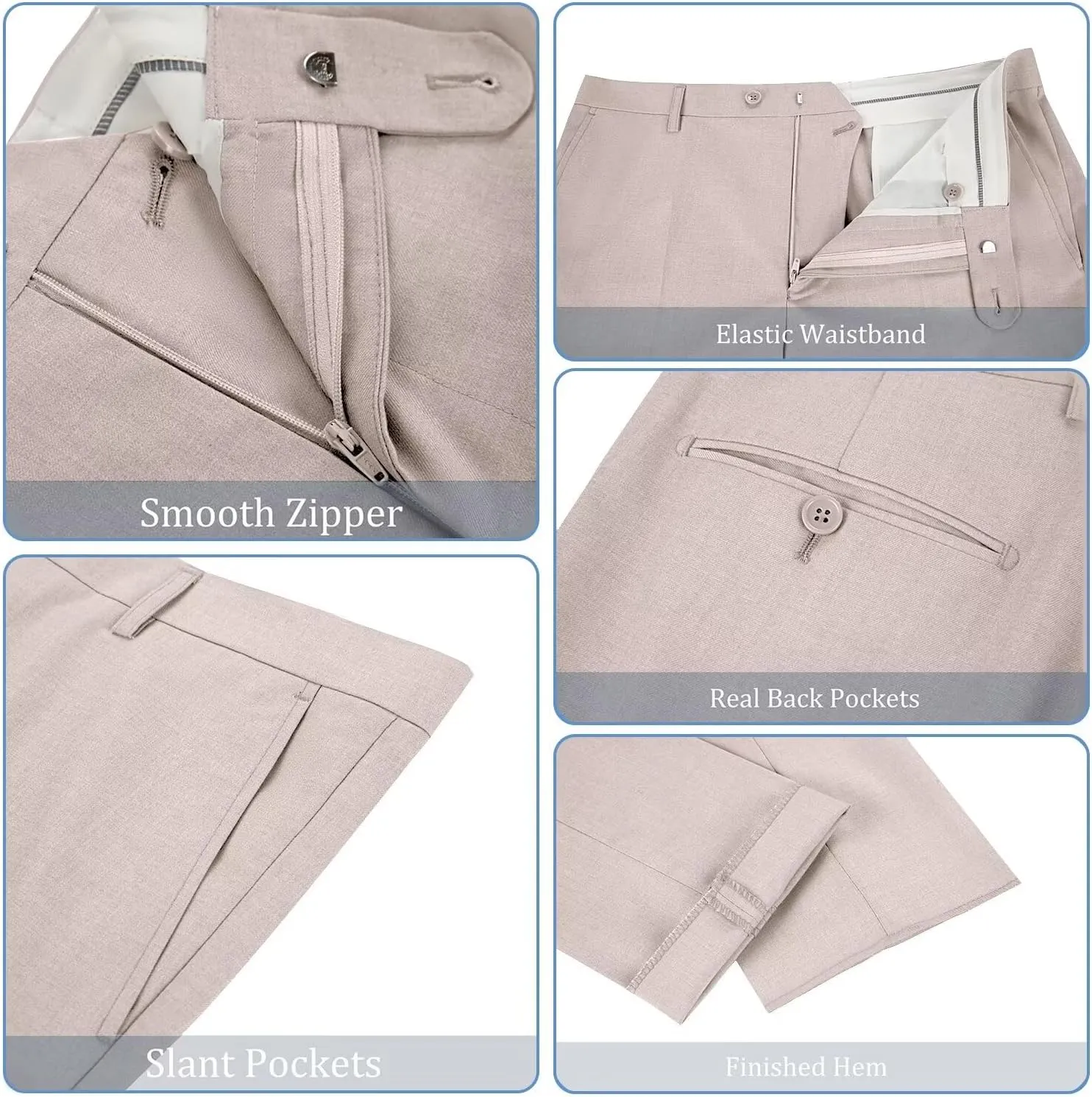 Men's Suits Stand Mandarin Collar Suit 2 Piece Men Slim Fit Chinese Tunic Suits Jacket Pant Set
