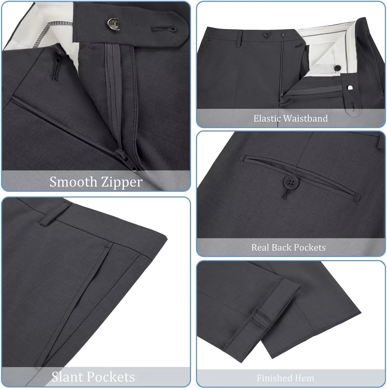 Men's Suits Stand Mandarin Collar Suit 2 Piece Men Slim Fit Chinese Tunic Suits Jacket Pant Set