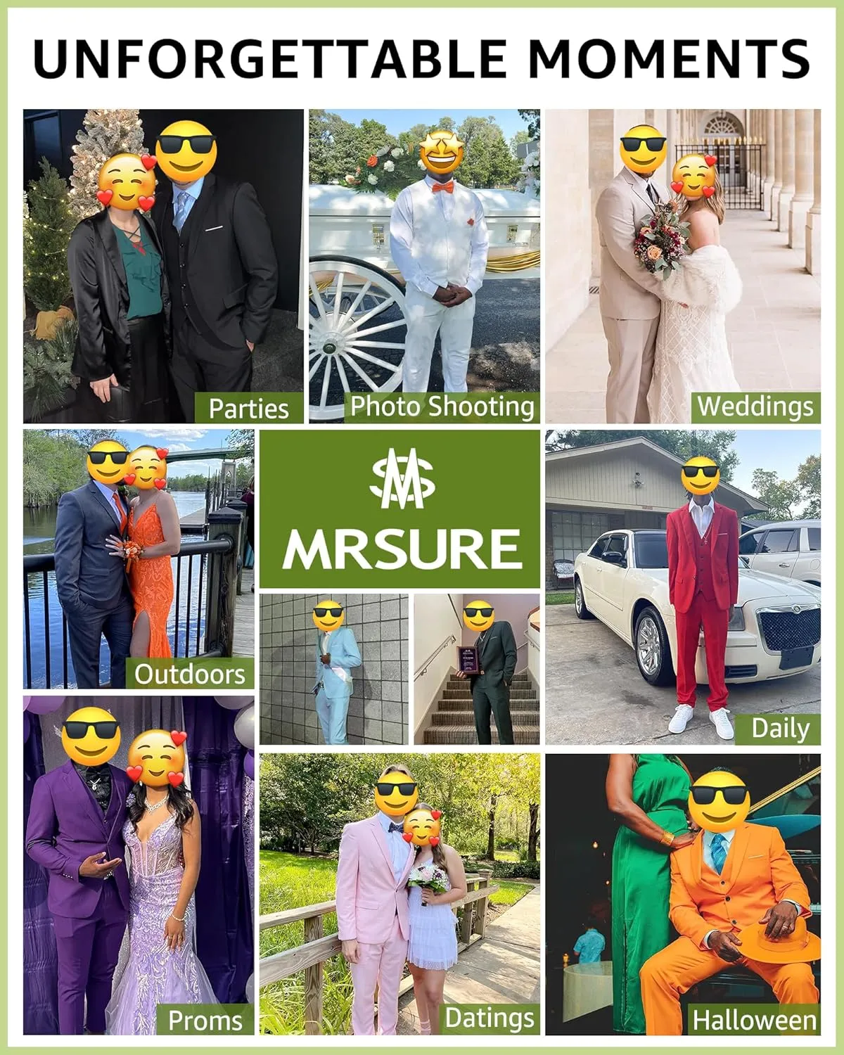 MrSure Mens 2 Piece Regular Fit Linen Suit, Casual Blazer Pants Set, Lightweight Jacket Trouser for Wedding Prom