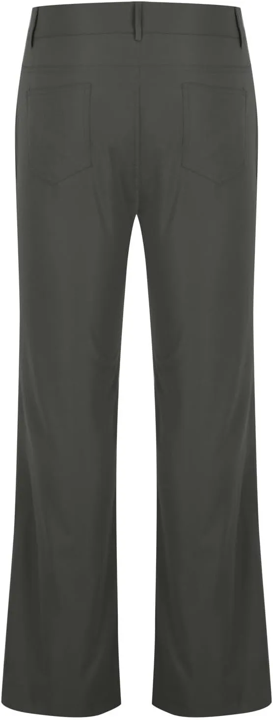 Muscularfit Men's Pants Slim Fit Stretch Fashion Chino Bell Bottom Flares Pants Causal Vintage Zipper Button Autumn Trousers