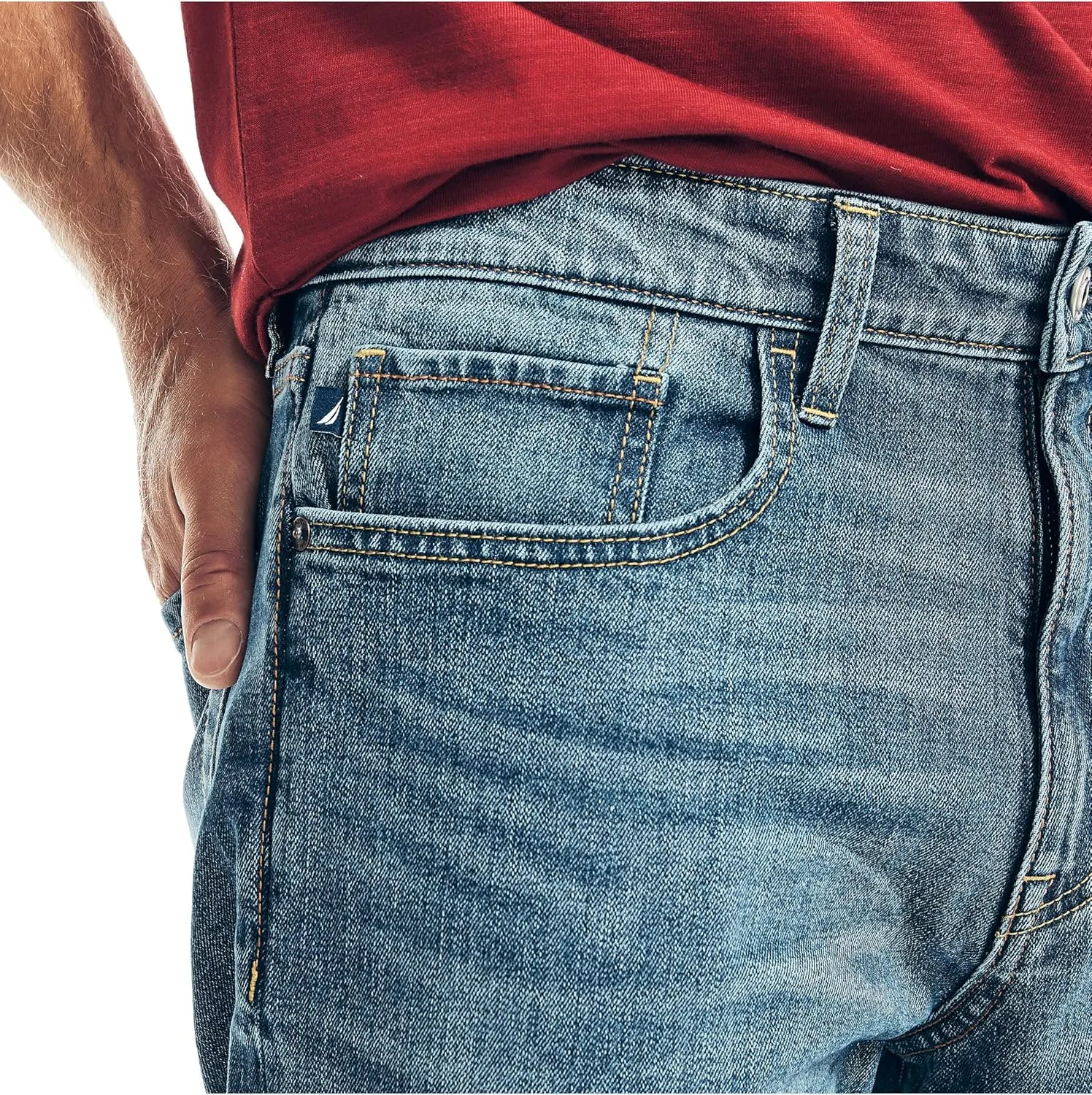 Nautica Men's Original Relaxed Stretch Denim
