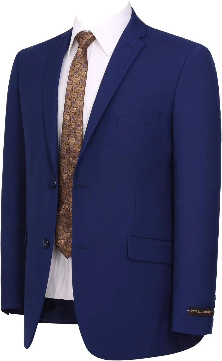 P&L Men's Premium Classic Fit 2 Piece Suit, 2 Button Blazer Jacket & Pants for Big and Tall, Daily Wear, Business & Wedding