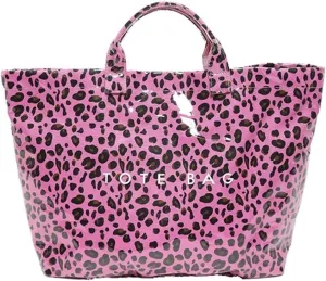 PVC Tote Bags for Women Letter Print Tote Bag Large Clear Plastic Cheetah Print Bag Top Handed Bags