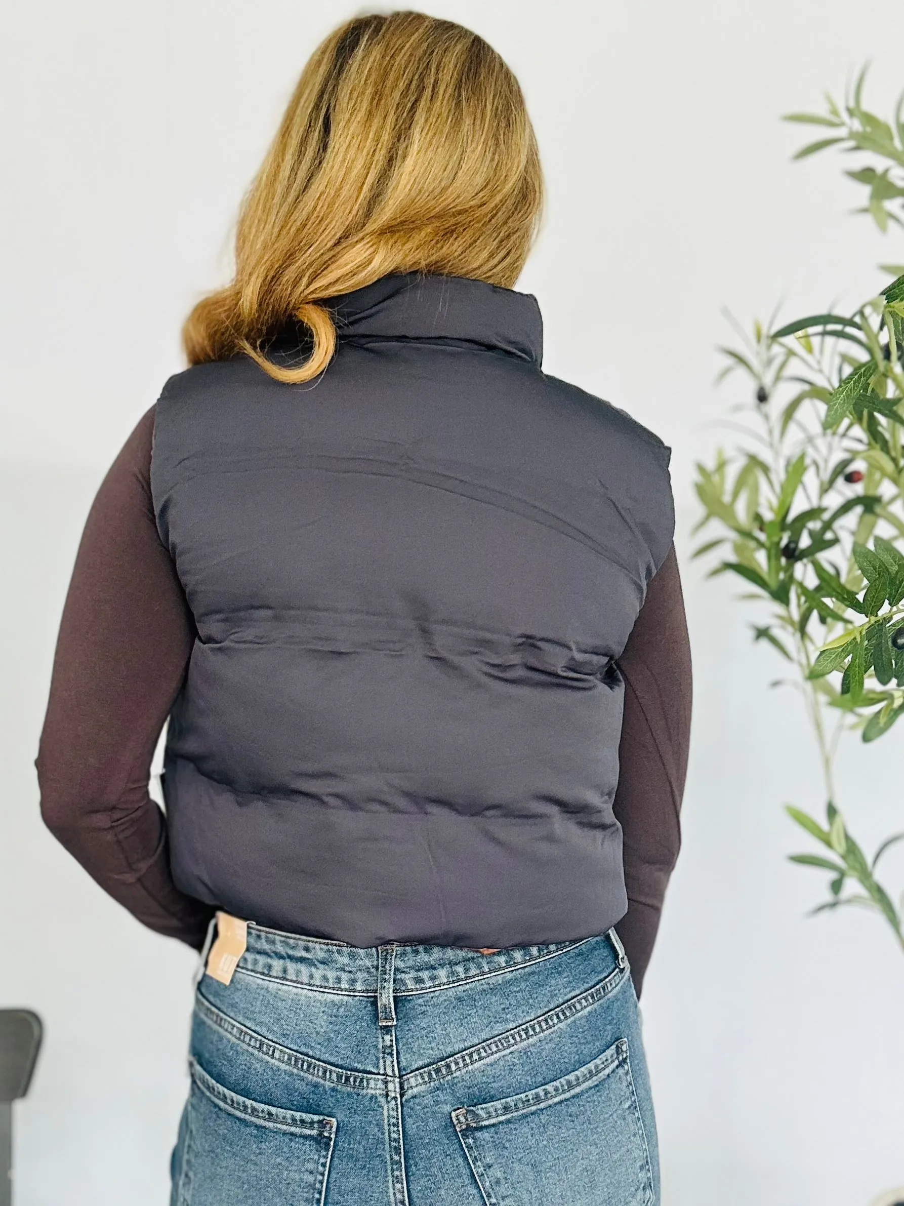 Reversible Puffer Vest - Two Looks in One