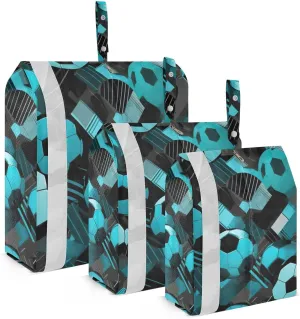 Soccer Football Packing Cubes Lightweight Luggage Organizer with Handle Travel Organizer Bags for Home Storage Travel