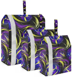 Soccer Sport Football Packing Cubes Lightweight Luggage Organizer with Handle Travel Organizer Bags for House Home Clothes