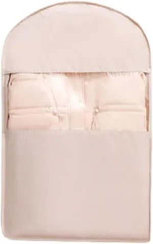 Space Saving Hanging Garment Bag with Self Compression Zipper, 2025 New Otherwisie Space Saver Hanging Garment Bags for Closet Storage Dust Cover Clothes Bags for Down Coat (1*Pink-M)