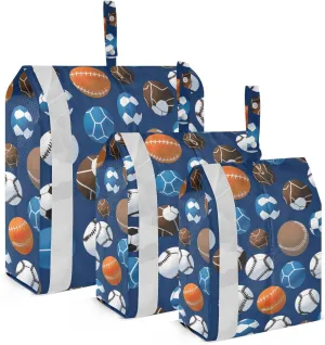Sportsballs Basketball Football Packing Cubes Lightweight Luggage Organizer with Handle Travel Organizer Bags for Luggage Suitcase