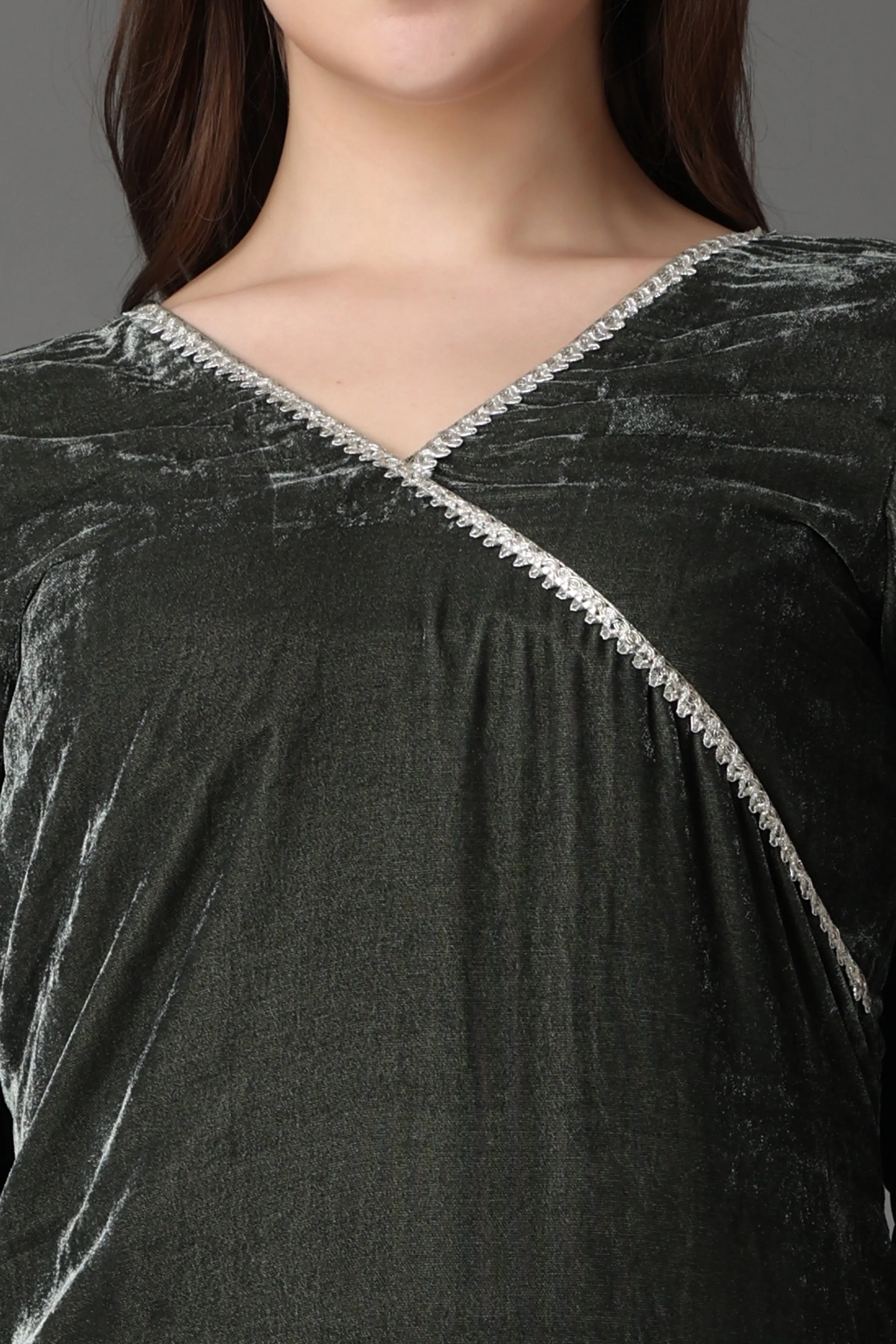 Stellar Green Velvet Suit