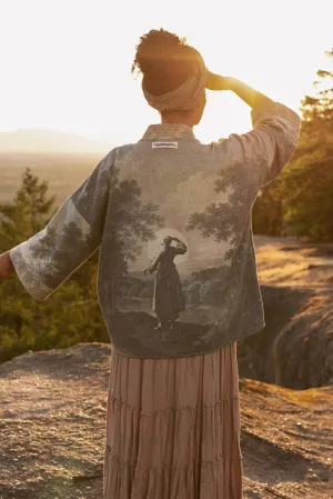 Still I Rise Fleece Lined Cozy Cardigan Kimono Jacket