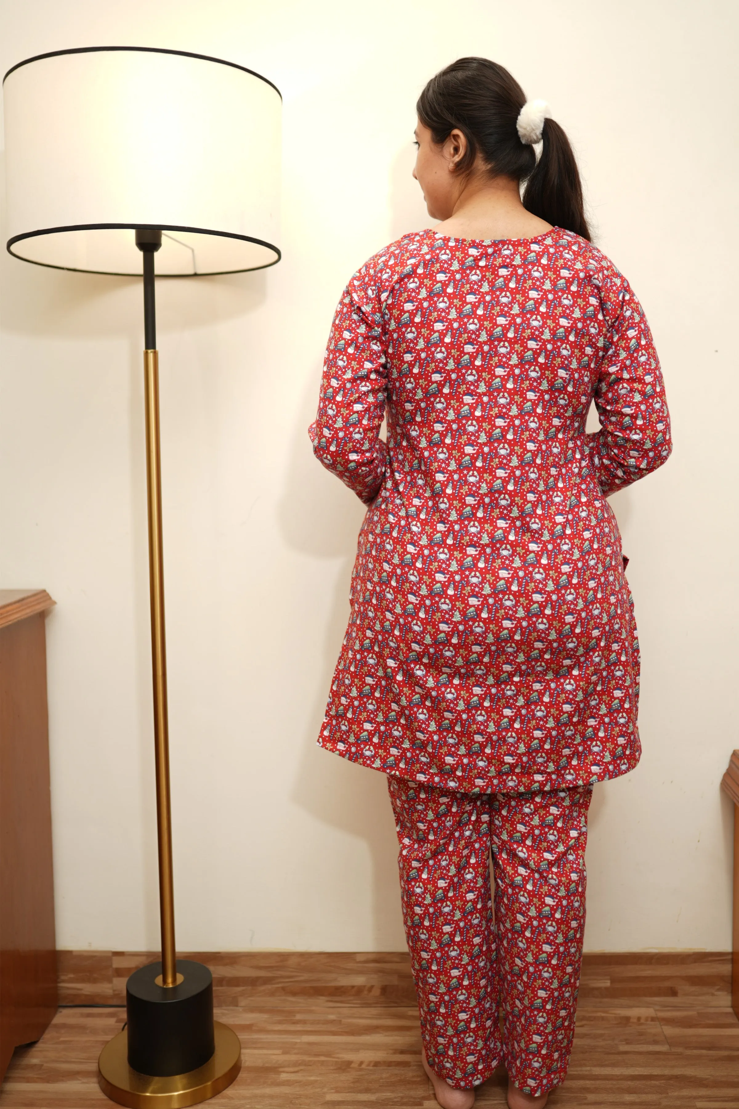 Sugar Plum Woollen Pajama Set