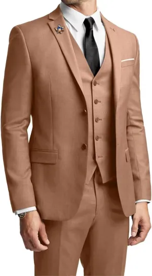Suits for Men 3 Piece Slim Fit Casual Tuxedo Business Wedding Groom Prom Homecoming Suits Blazer Vest Pants