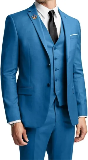 Suits for Men 3 Piece Slim Fit Casual Tuxedo Business Wedding Groom Prom Homecoming Suits Blazer Vest Pants