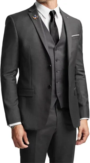 Suits for Men 3 Piece Slim Fit Casual Tuxedo Business Wedding Groom Prom Homecoming Suits Blazer Vest Pants