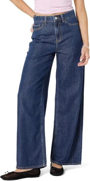 The Drop Women's Alba Wide-Leg Relaxed Denim