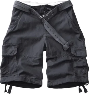 TRGPSG Men's Camo Multi-Pocket Relaxed Fit Casual Shorts,Outdoor Camouflage Twill Cargo Shorts 11" Inseam(No Belt)