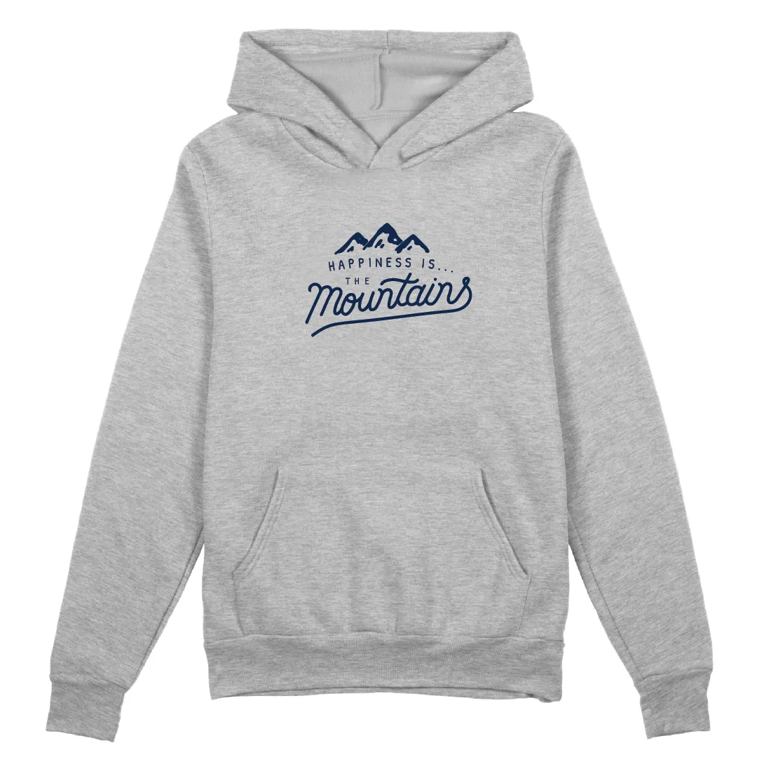 Unisex Mountains Hoodie, Heather Grey