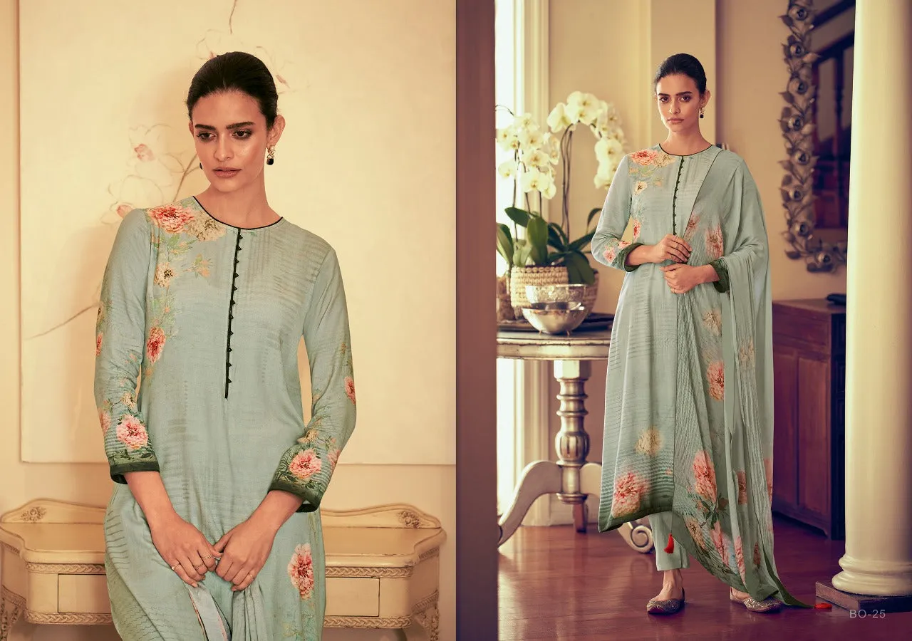 VARSHA THE BRIGHT ORCHID COCO LAWN WITH KNOT WORK DIGITAL PRINT SUIT