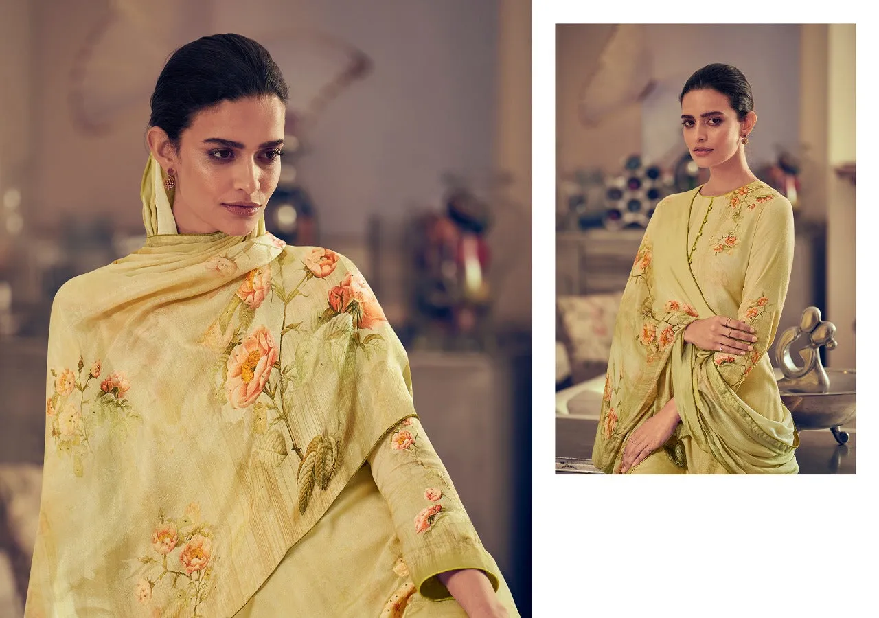 VARSHA THE BRIGHT ORCHID COCO LAWN WITH KNOT WORK DIGITAL PRINT SUIT
