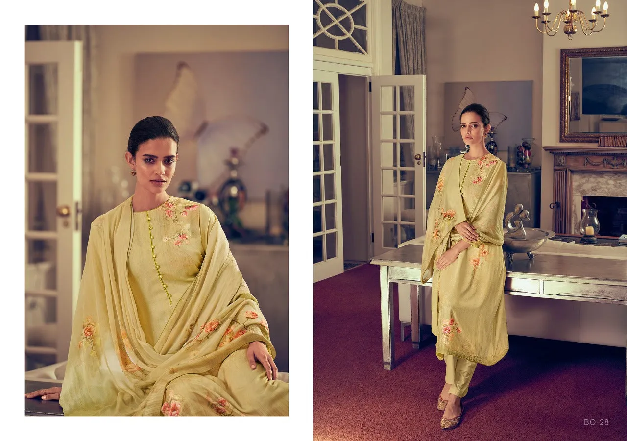 VARSHA THE BRIGHT ORCHID COCO LAWN WITH KNOT WORK DIGITAL PRINT SUIT