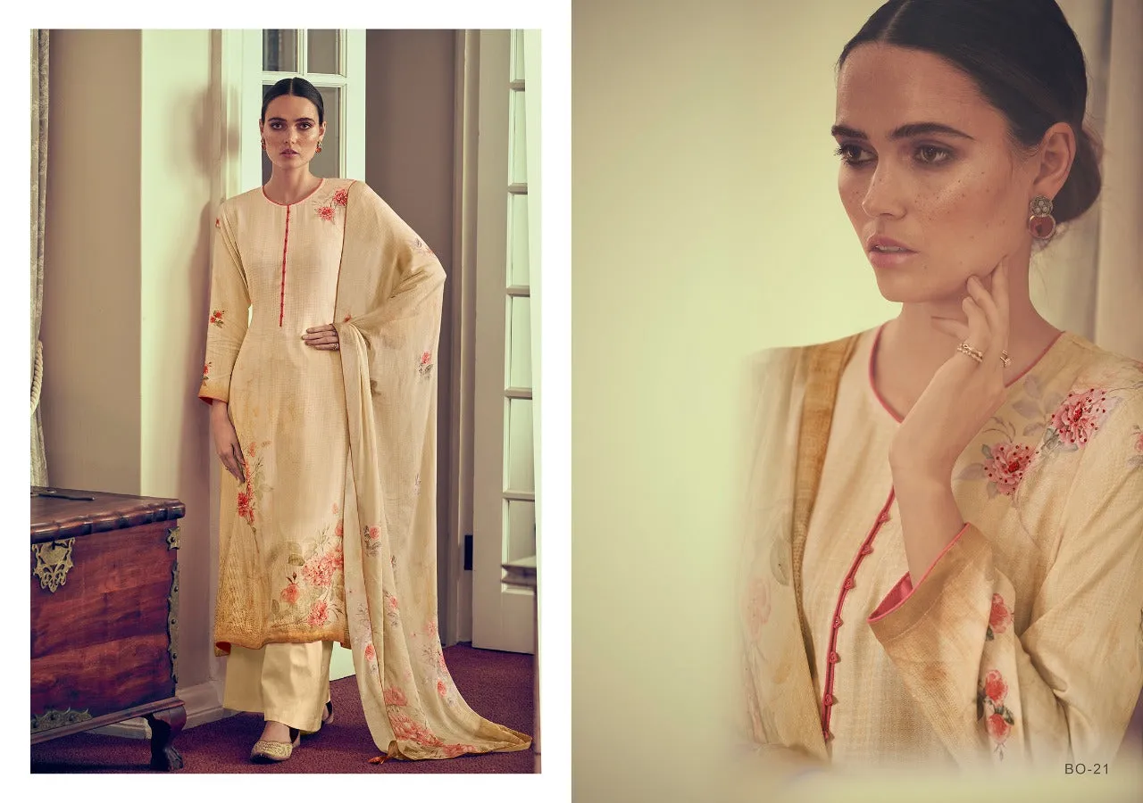 VARSHA THE BRIGHT ORCHID COCO LAWN WITH KNOT WORK DIGITAL PRINT SUIT