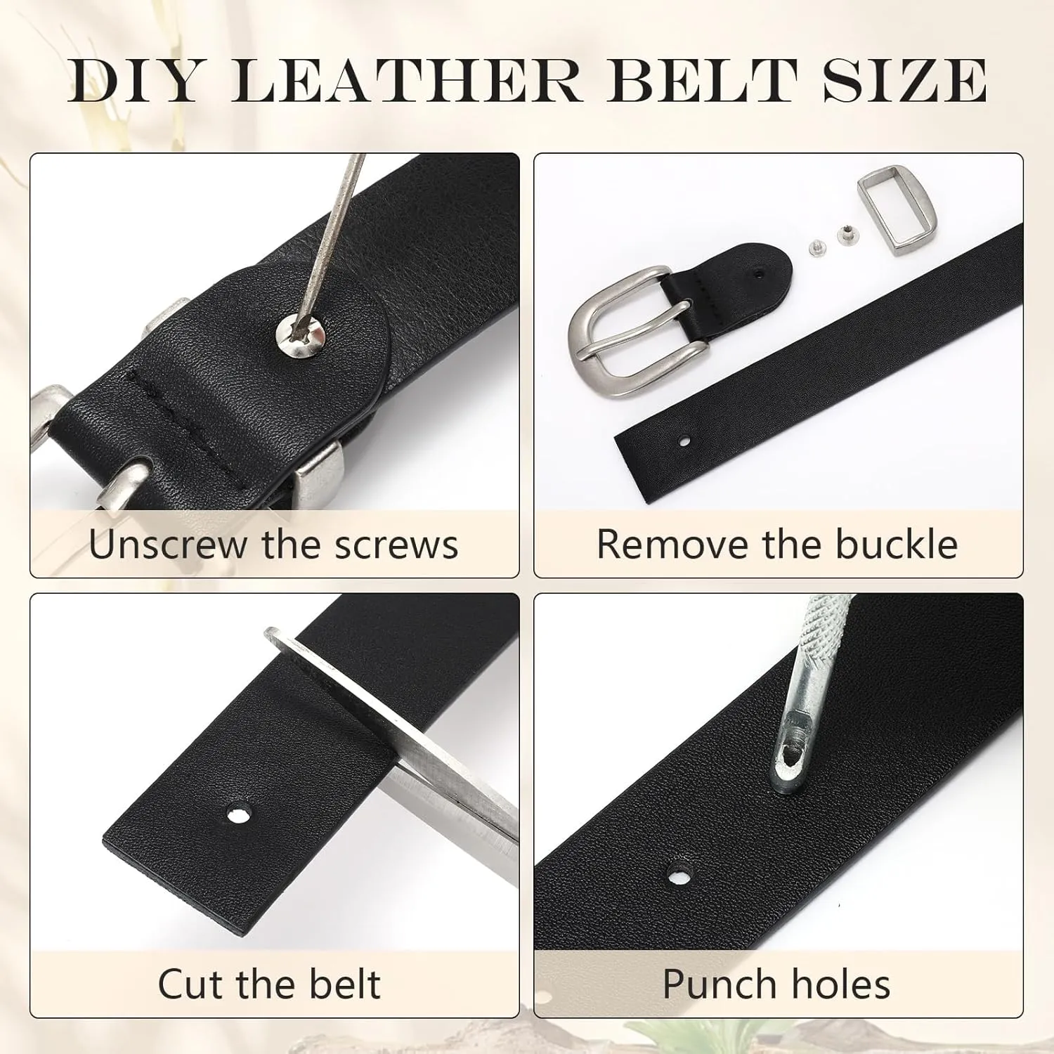 VONMELLI Women's Belt for Jean, Leather Belt for Women Dress Pant with Fashion Gold Buckle