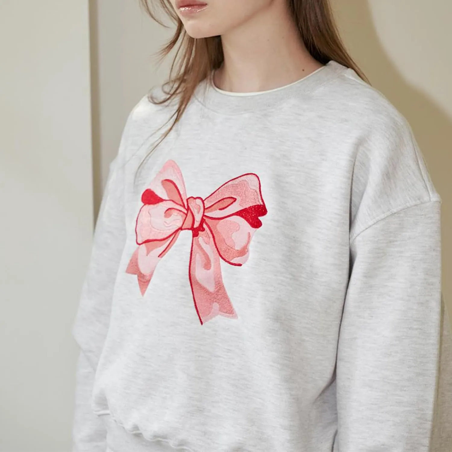 Women Oversized Graphic Sweatshirt Y2k Long Sleeve Crewneck Drop Shoulder Baggy Sweater Jacket Vintage Pullover Top