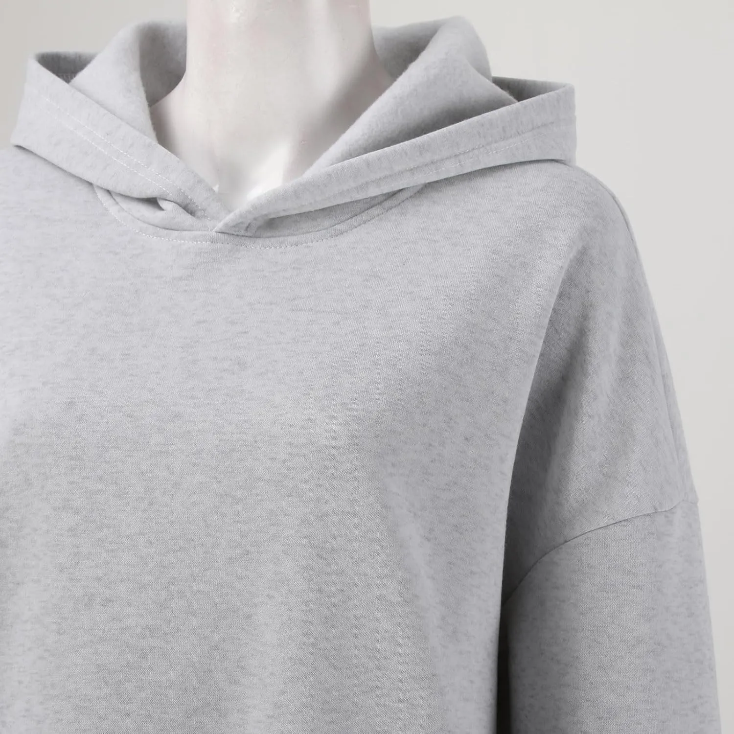 Women Oversized Hoodies Basic Solid Sweater Tops Loose Sweatshirt Hooded Pullover with Pocket Winter 2024 Fall