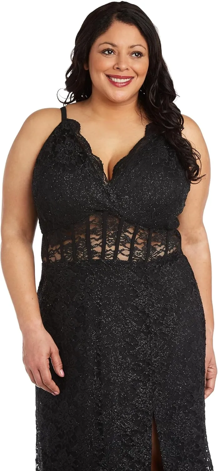 Women's Lace Whispers Corset Gown
