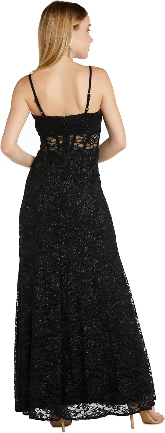 Women's Lace Whispers Corset Gown